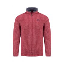 Weird Fish Shires Full Zip Grid Fleece Rhubarb Size 3XL