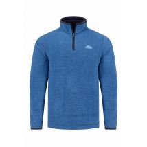 Weird Fish Errill 1/4 Zip Textured Fleece Blue Sapphire Size 2XL