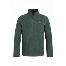 Weird Fish Errill 1/4 Zip Textured Fleece Shaded Spruce Size 5XL