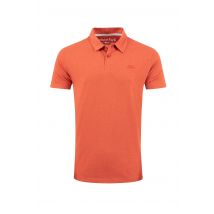 Weird Fish Jetstream Polo Shirt Rust Leaves Size 2XL