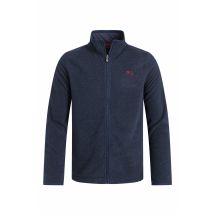 Weird Fish Merrill Full Zip Textured Fleece Midnight Size 4XL