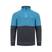 Weird Fish Kielder 1/4 Zip Limited Edition Macaroni Sweatshirt Pacific Blue Size 3XL