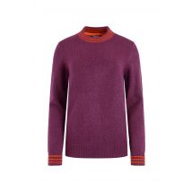 Weird Fish Dawkins Tipped Jumper Beet Size 12