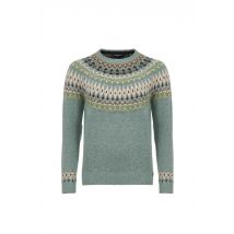 Weird Fish Lowell Fair Isle Jumper Sea Mist Size 10