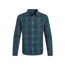 Weird Fish Lando Long Sleeve Check Shirt Green Ivy Size 3XL