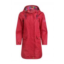 Weird Fish Anika Plain Showerproof Jacket Garnet Size 10