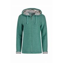 Weird Fish Chicoa Full Zip Macaroni Hoodie Dark Jade Size 16