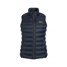 Weird Fish Atissa Lightweight Padded Gilet Navy Blue Size 12