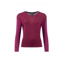 Weird Fish Calfee Striped Long Sleeve T-Shirt Beet Size 18