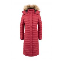Weird Fish Kempley Lightweight Padded Mid-Line Hooded Jacket Garnet Size 8