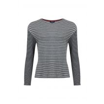 Weird Fish Calfee Striped Long Sleeve T-Shirt Grey Size 14