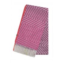 Weird Fish Jadida Brushed Zig-Zag Scarf Beet Size ONE