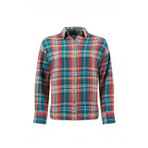 Weird Fish Lynsky Brushed Check Shirt Cedar Green Size 10
