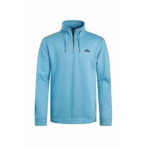 Weird Fish Brampton Branded 1/4 Zip Sweatshirt Smoked Blue Size 3XL