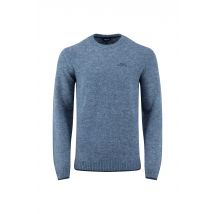 Weird Fish Gorleston Crew Neck Jumper Pale Denim Size 5XL