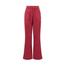 Weird Fish Farida Wide Leg Trouser Garnet Size 14