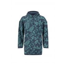 Weird Fish Ester Eco Printed Polar Popover Hoodie Green Ivy Size 10