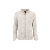 Weird Fish Deliah Cosy Full Zip Fleece Beige Size 20