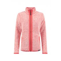 Weird Fish Clove Cosy Full Zip Fleece Hot Coral Size 18