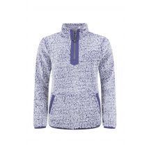 Weird Fish Madi Cosy 1/4 Zip Fleece Blueberry Size 14