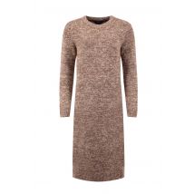 Weird Fish Hawkins Knitted Midi Dress Mocha Size 10