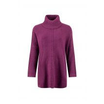 Weird Fish Carolyn Roll Neck Tunic Jumper Beet Size 12