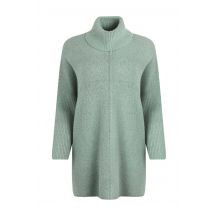 Weird Fish Carolyn Roll Neck Tunic Jumper Frosty Spruce Size 10