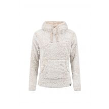 Weird Fish Yara Cosy Fleece Hoodie Beige Size 22