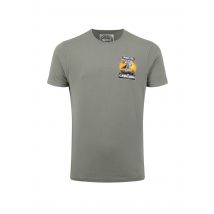 Weird Fish Clamdalorian Back Print Artist T-Shirt Storm Grey Size M