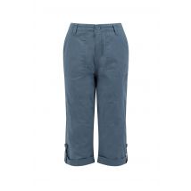 Weird Fish Salena 3/4 Length Trousers Blue Mirage Size 12