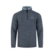 Weird Fish Newark 1/4 Zip Grid Fleece Rich Navy Size 2XL