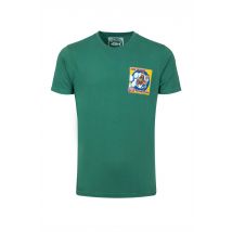 Weird Fish The Whoot Back Print Artist T-Shirt Dusky Green Size 2XL