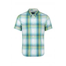 Weird Fish Judd Short Sleeve Check Shirt Off White Size 3XL