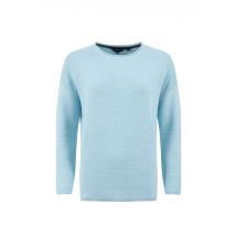 Weird Fish Dalla Knitted Crew Neck Jumper Skyway Size 12