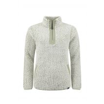 Weird Fish Madi Cosy 1/4 Zip Fleece Sage Size 10