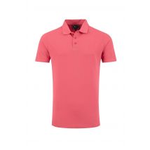 Weird Fish Giles Pique Polo Shirt Dark Pink Size 3XL