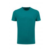 Weird Fish Hooked Branded T-Shirt Peacock Blue Size M