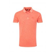 Weird Fish Indy Slub Polo Shirt Dark Coral Size 2XL