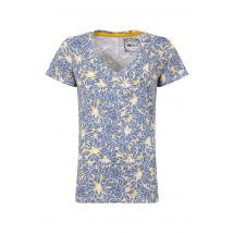 Weird Fish Merica Printed Jersey T-Shirt Faded Blue Size 10