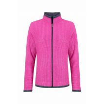 Weird Fish Ariana Full Zip Grid Fleece Gerbera Size 18