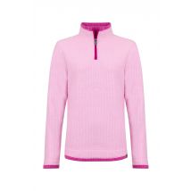 Weird Fish Beye 1/4 Zip Grid Fleece Azalea Size 10