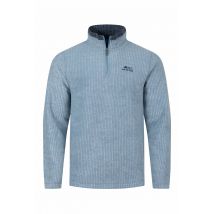 Weird Fish Newark 1/4 Zip Grid Fleece Light Blue Size 2XL