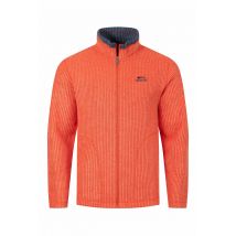 Weird Fish Shires Full Zip Grid Fleece Orange Spice Size 2XL