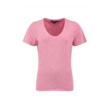Weird Fish Hailey V-Neck T-Shirt Peony Size 16