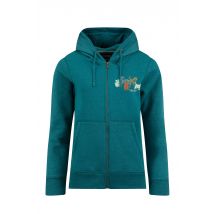 Weird Fish Franchises Graphic Full Zip Hoodie Deep Teal Size 14