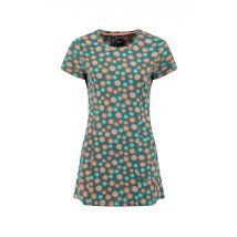 Weird Fish Sidra Printed Jersey Slub Tunic Viridis Size 20