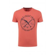 Weird Fish Hudson Front Print Branded T-Shirt Nantucket Size 3XL