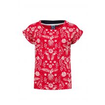 Weird Fish Paw Paw Printed Jersey T-Shirt Rich Red Size 20