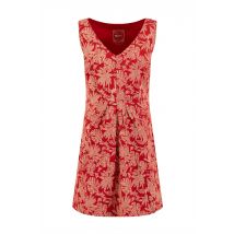 Weird Fish Indus Printed Jersey Tunic Tomato Red Size 10