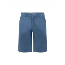Weird Fish Rayburn Cotton Flat Front Shorts Faded Blue Size 32